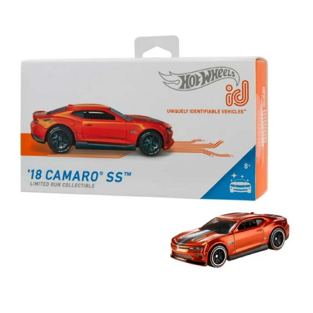 NEW Hot Wheels id Vehicle ’18 Camaro SS Collectible Car